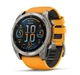 Смарт-часы GARMIN Fenix 8 51mm AMOLED Sapphire Titanium w. Spark Orange/Graphite Silicone Band (010-02905-10/11/53) - изображение 1
