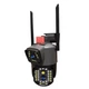 IP камера видеонаблюдения V380 V10 Wi-Fi 2 объектива 4MP+4MP с удаленным доступом, черная (V380) - изображение 2