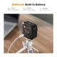 Двухцветный светодиодный видеофонарь накамерный свет K&F Concept L01-40 Black 6Вт с 15 световыми эффектами, 2500K-9900K CRI 96+, 2000 мАч (KF34.035) - изображение 8