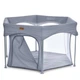 Детский манеж SWIFT 6 ME 1195 Gray 145х117х74 см - изображение 2