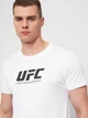 Футболка хлопковая длинная мужская UFC UFCYE35037 S Белая (3609088135061) - изображение 4