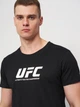 Футболка хлопковая длинная мужская UFC UFCYE35037 M Черная (3609088135016) - изображение 4