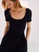 Боди-футболка женская H&M 1154640001c21 L Черная (1000000050000) - изображение 4