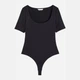 Боди-футболка женская H&M 1154640001c21 L Черная (1000000050000) - изображение 5