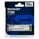 Накопичувач SSD M.2 Patriot P300 512GB NVMe 2280 PCIe 3.0x4 3D NAND TLC (P300P512GM28) - изображение 2