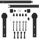 System do drzwi przesuwnych Springos 183 cm prowadnica, do 100 kg, stal HA5009 (5907719429526) - obraz 2
