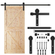 System do drzwi przesuwnych Springos 183 cm prowadnica, do 100 kg, stal HA5009 (5907719429526) - obraz 17