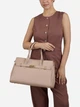 Сумка шоппер женская из натуральной кожи Regina Notte Tote 4020 Пудровая (RN2000000271705) - изображение 2