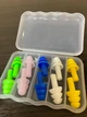 Беруші силіконові бервуха в пластиковому кейсі 5 пар Silicone Earplugs Multicolor - зображення 4