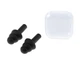 Беруші силіконові бервуха в пластиковому кейсі Silicone Earplugs Black - изображение 4