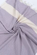 Турецкое полотенце пештемаль для сауны хамама пляжа басейна Elmas Purple 100х180 см фиолетовое - изображение 4