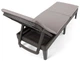 Шезлонг лежак Keter Jaipur Sun Lounger коричневий з матрацом садовий (255891) - изображение 8