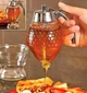 Диспенсер для меда Honey Dispenser акрил 200 мл нержавеющая сталь 10 х 15 х 8 см - изображение 3