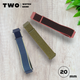 Ремешок для Xiaomi Amazfit GTS 4 / GTS 4 mini нейлоновый / 20 мм Чёрный с красным - изображение 5