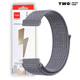 Ремешок для Xiaomi Amazfit GTS 4 / GTS 4 mini нейлоновый / 20 мм Серый - изображение 2