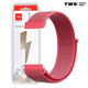 Ремешок для Xiaomi Amazfit GTS 4 / GTS 4 mini нейлоновый / 20 мм Малиновый - изображение 2