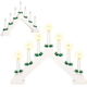 Świecznik adwentowy Springos CL0859 LED 7 świec Biały (5907719426815) - obraz 6