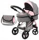 Wózek dla lalki Bayer Design City Max 17533AA Szaro-różowy (4003336175332) - obraz 1