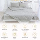 Одеяло антиаллергенное MirSon Летнее с Ecosilk №2304 Light Gray 220x240 (2200003027938) - изображение 2