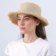 Шляпа канотье женская с лентой-бантом LuckyLOOK Перт 57 Бежевый 819-238 - изображение 4