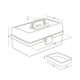 Аптечка для лекарств пластиковая белая MVM PC-10 WHITE - изображение 11