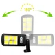 Уличный фонарь на солнечных батареях, 2200 mAh + пульт, Solar Light BK120-6COB / Светодиодный прожектор на столб - изображение 7
