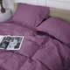 Простынь MirSon полуторная 150x220 см 30-0008 Smoky Pink Satin Stripe (2200005250471) - изображение 2