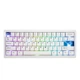 Игровая механическая клавиатура Cidoo QK61 V2 – 60% форм-фактор, горячая замена, RGB, Gasket Mount, Белая - изображение 3