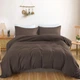 Пододеяльник MirSon полуторный 143x210 см Light Pro 10-010 Brown Satin (2200010173321) - изображение 1