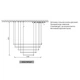 Люстра LineF PCL006-120*100*80*60*40 BK - зображення 3