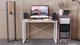 Компьютерный стол Ferrum-decor Дейв Дуб артизан 32 мм, металл белый, 100x60х75 см - изображение 7