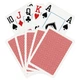 Пластиковые игральные карты Copag 4 Corner Jumbo Index красная - изображение 4