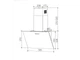 Витяжка похила Interline TEFFI SLIM BL A/60/GL/PB - изображение 4