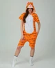 Женская кигуруми взрослая и подростковая летняя Kigurumi Тигр оранжевый L 165-175 см (4004) - изображение 1