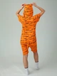 Женская кигуруми взрослая и подростковая летняя Kigurumi Тигр оранжевый L 165-175 см (4004) - изображение 8