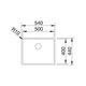 Кухонна мийка Blanco - 523386 CLARON 500-U DURINOX - зображення 2