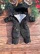 Зимовий комбінезон дитячий для дівчинки Look чорний 104-110 см - зображення 1