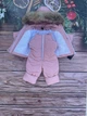 Детский комбинезон с курткой зимний Look розовый однотон 80-86 см - изображение 2