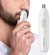 Тример для носа та вух MAXGROOM GT2220A на акумуляторі з USB зарядкою білий - зображення 2
