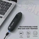 Тример для носа та вух MAXGROOM GT2220A на акумуляторі з USB зарядкою чорний - зображення 2