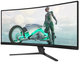 Монiтор 34" Philips Evnia 34M2C3500L/00 Dark grey - изображение 2