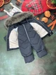 Зимовий комбінезон з курткою дитячий Look темно-сірий 98-104 см - зображення 4