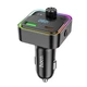 FM-трансмітер модулятор HOCO E81 (USB/Type-C PD30W/3A QC3.0) BT FM transmitter Чорний - изображение 5
