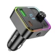 FM-трансмітер модулятор HOCO E81 (USB/Type-C PD30W/3A QC3.0) BT FM transmitter Чорний - изображение 6