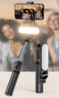 Трипод - селфі палиця Selfie Stick-Tripod (114 см max. висота) для фото, відео, селфі + LED лампа + Bluetooth пульт / Монопод зі штативом / Підставка для телефону - зображення 1