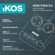 Сетевой фильтр-удлинитель IKOS F25S-CU 2 розетки 4xUSB 1xType-C 1.5 м Черный (0006-CEF) - изображение 3