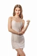 Комбінація жіноча під сукню з мікрофібри Felisiya Lingerie Тілесний 66-1294.S - зображення 5