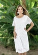 Пляжное платье с вышивкой Fresh Cotton 2309 F-1C 48(XL) Белый - изображение 3