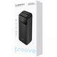 Портативная батарея Proove Illuminator 2, 30000mAh, 22.5W, Type-C + 2xUSB, с поддержкой быстрой зарядки PD/QC Черный - изображение 2