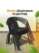 Комплект Садових Меблів Круглий Стіл 80 см + 3 Крісла Ротанг Штучний 4Points Prato-3 Чорний для дачі для тераси для лоджії - зображення 10
